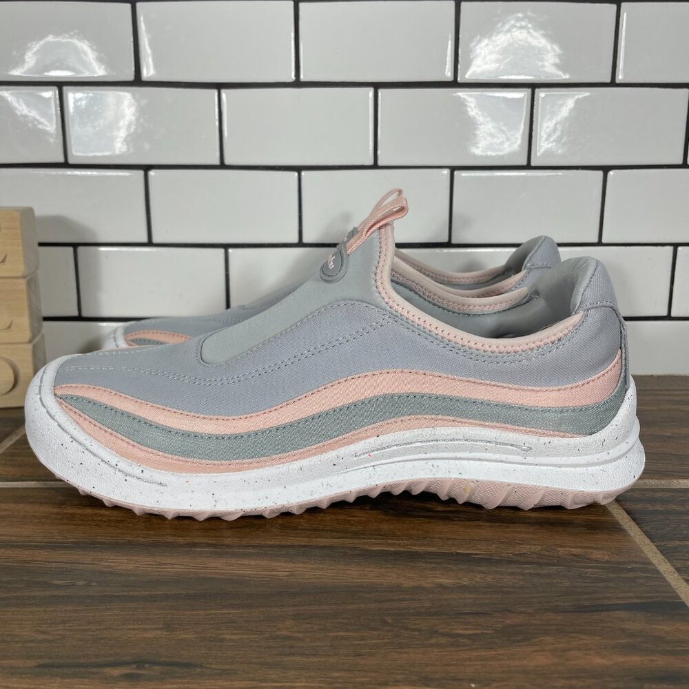 Jambu Hope Plant Based Shoes Womens Size 9 Light Gray Petal Slip On Sneakers